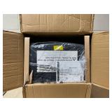 HomCom 22 Free Standing Electric Fireplace Stove Fire Place Heater with Realistic Flame Effect