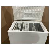 Insignia - 5.0 Cu. Ft. Garage Ready-Chest Freezer - White