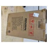 ROVSUN 20" H Electric Fireplace Stove Space Heater, 1400W Portable Freestanding with Thermostat, Realistic Flame Logs, Overheat & Tip-Over Protections for Bedroom Living Room, CSA Approved