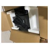 ROVSUN 20" H Electric Fireplace Stove Space Heater, 1400W Portable Freestanding with Thermostat, Realistic Flame Logs, Overheat & Tip-Over Protections for Bedroom Living Room, CSA Approved