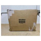 Set Of 2 26 Inch Bar Stool With Backrest And Footrest-Brown