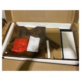 5-Tier Corner Hall Tree With Shoe Storage Bench-Rustic Brown