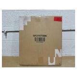 18 Inch Basketball Rim Goal Replacement with All Weather Net and Mounting Hardware-Black