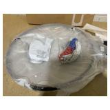 18 Inch Basketball Rim Goal Replacement with All Weather Net and Mounting Hardware-Black