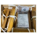 BABOOM Patio Acacia Wood Coffee Table 2-Tier Rectangular Center Table Rectangle Outdoor Coffee Table 18-in W x 29.5-in L