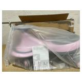 BABY JOY Wiggle Car for Kids, Swing Car with LED Flashing Wheels, No Batteries, Gears or Pedals, Uses Twist, Turn, Wiggle Movement to Steer, Ride-on Toy for Boys Girls 3 Year Old and Up (Pink)