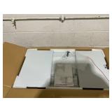 Total Tactic GT4184WH 53 Liter Raised Bed Grow Box Self-Watering Planter Box Stand with Water Level Monitor - White