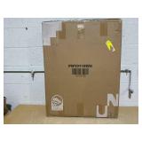 Costway Foldable Puppy Playpen with 6 Panels and Lock White PW10119WH