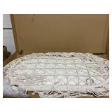 2 Person Hanging Hammock Chair with Cushion Macrame Swing-Beige