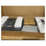 SuperFit 0.6-3.8MPH Walking Pad Under Desk Treadmill with Remote Control and LED Display Black