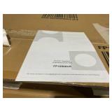 Costway 27 Inch Freestanding Fireplace with Remote Regulation, Midnight Black, FP10560US-DK