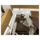 HOMCOM Media Stand with 4-Tier Audio Rack AV Media Corner Shelf with Cable Management for DVD Players Game Console TV Box Cable Box Xbox WiFi Router, Brown