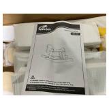 Qaba Wooden Rocking Horse Toddler Baby Ride-on Toys for Kids 1-3 Years with Classic Design & Solid Workmanship, White