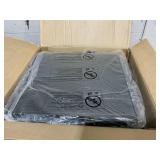 Outsunny Outdoor Bar Stools Set of 2, 360° Swivel Bar Height Chairs, 26.75" x 29.5" x 48.5", Gray