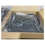 Outsunny Outdoor Bar Stools Set of 2, 360° Swivel Bar Height Chairs, 26.75" x 29.5" x 48.5", Gray