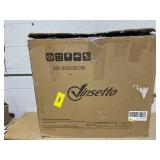 Vinsetto 500lbs Big and Tall Office Chair, Executive Computer Chair with Adjustable Height, Swivel Wheels, Cream White