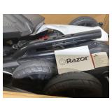 Aosom 12V Electric Go Kart for Kids w/ Adjustable Speed, White