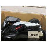 Aosom 12V Electric Go Kart for Kids w/ Adjustable Speed, White