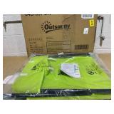 Outsunny Foldable Outdoor Chaise Lounge Chair Reclining Camping Tanning Chair with Breathable Mesh Fabric and Headrest