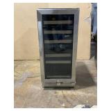 Summit SWCP2116 24" Glass Door Wine Refrigerator, Dual Temperature, 116 Bottles