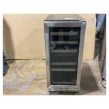 Summit SWCP2116 24" Glass Door Wine Refrigerator, Dual Temperature, 116 Bottles