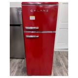 Galanz 22 in. 7.6 cu. ft. Retro Top Freezer Refrigerator, Hot Rod Red, Energy Star