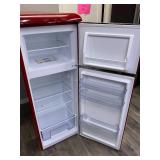 Galanz 22 in. 7.6 cu. ft. Retro Top Freezer Refrigerator, Hot Rod Red, Energy Star
