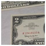 3-1963 $2 Red Seal Bills B/U Plus