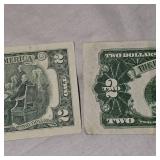 1928F $2 Red Seal Note- 1976 $2 Bill