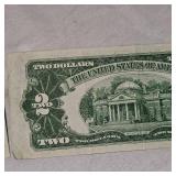 1928F $2 Red Seal Note- 1976 $2 Bill