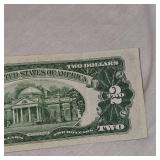 1928F $2 Red Seal Note- 1976 $2 Bill