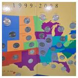 1999-2008 State Quarters of US Map, Complete Set