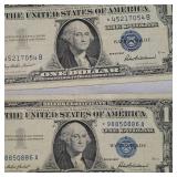 2-1957 $1 Star Note Silver Certificates