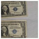 2-1957 $1 Star Note Silver Certificates