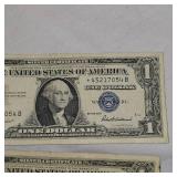 2-1957 $1 Star Note Silver Certificates