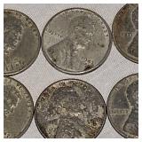 10 Steel Wheat Back Pennies