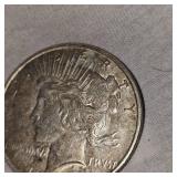 1922 D Peace Dollar w/Toning