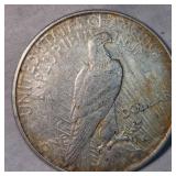 1922 D Peace Dollar w/Toning