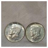 1967-6898, 40% Silver Kennedy 50c Halfs