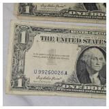 4-a957 $2 Silver Certificates