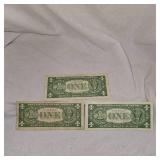 3-1957 $1 Silver Certificates