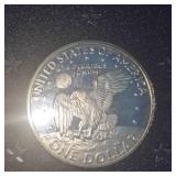 1971S Eisenhower US Proof $1, 40% silver