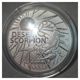 2022 1 oz Silver Desert Scorpian