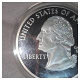 2006 North Dakota Bison 4oz Silver Round