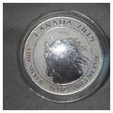 2019 3/4 oz Silver Canadian Horse Round