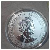 2021 Australian Zoo Cheetah 1oz Silver Round