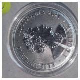 2021 Australian Zoo Cheetah 1oz Silver Round