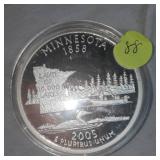 RARE 2005 Minnesota Loon 4 oz Silver Round