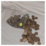 300 Unsearched Bag of Wheatback Pennies