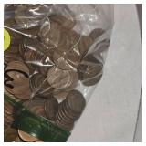 302 Unsearched Bag of Wheatback Pennies